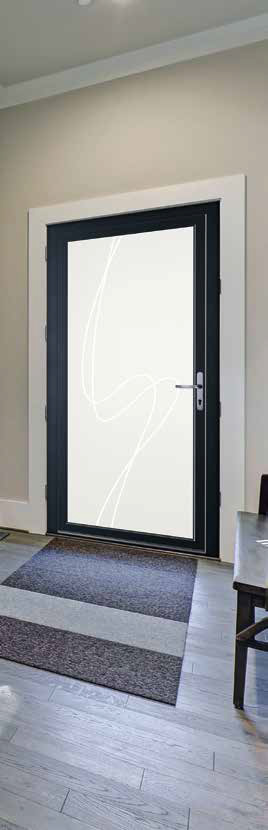 Portes entrée PVC